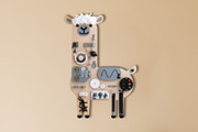 Adele the Llama Activity Board Natural