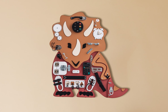 Tableau d'activité Tricératops Betty 