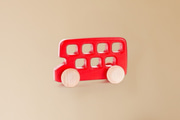 Brinquedo em madeira - Ônibus Londres