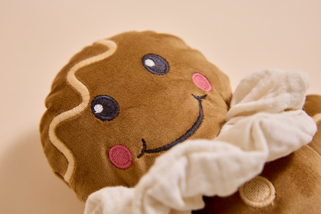 Cojín Niña de Pan de Jengibre - Caramelo