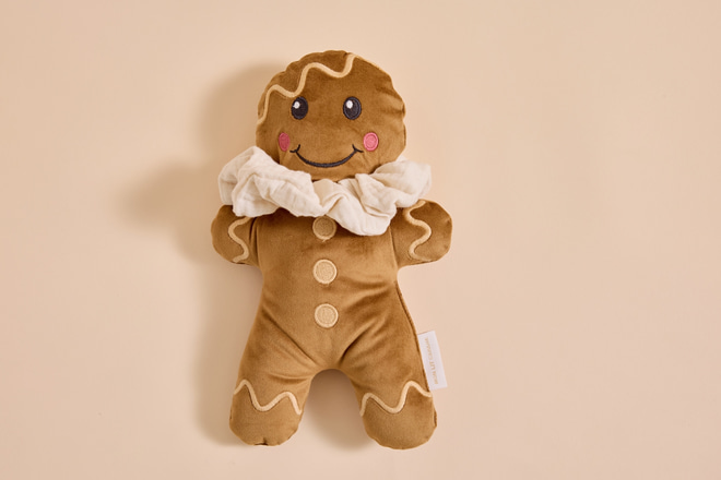 Lebkuchen-Mädchen Kissen – Karamell