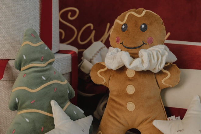 Gingerbread Girl Cushion – Caramel