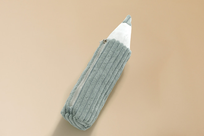 Peppermint Corduroy Pencil Case