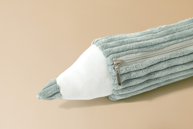 Peppermint Corduroy Pencil Case