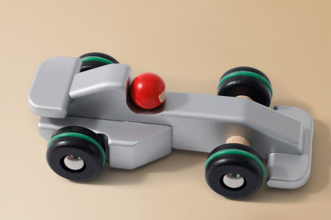 Dřevěná hračka – Závodní auto