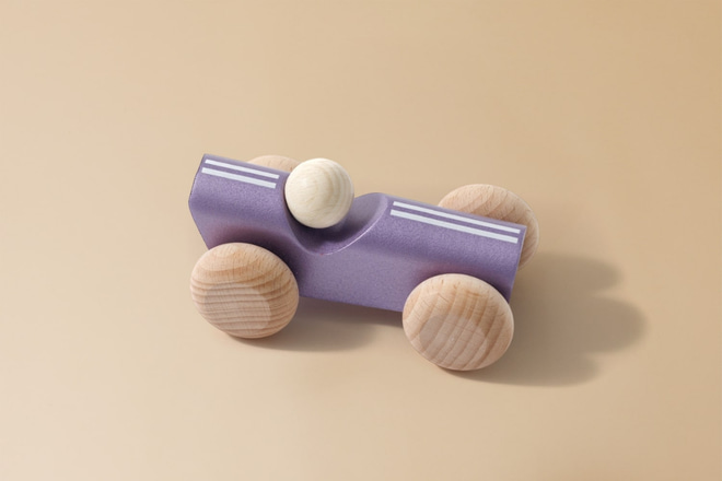 Giocattolo in legno - Macchina da Corsa d'epoca