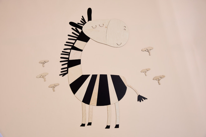 Decoração de Parede Zebra