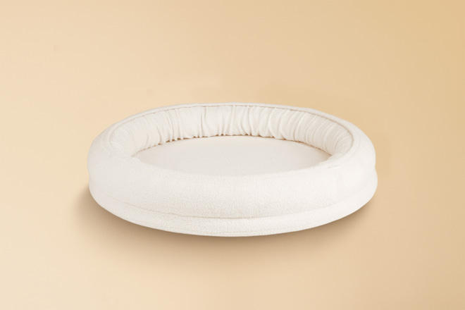 Puff Boho Ecru - Tessuto Boulcé Senza balze