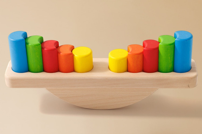 Jouet En bois - Balance