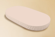 Large Fitted Sheet for Oval Evolving Cradle - Champagne