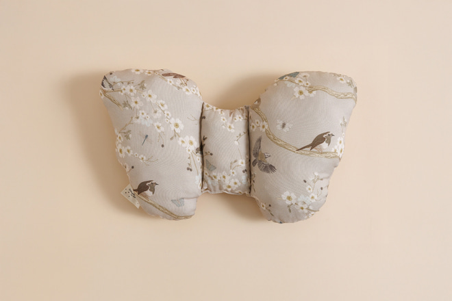 Birdsong Butterfly Pillow