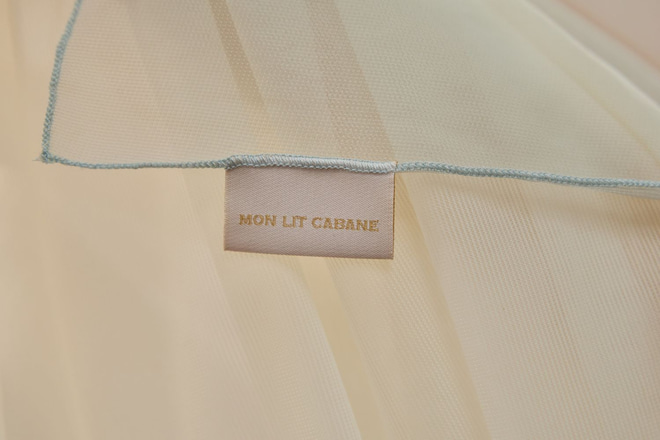 Telo per Letto a Capanna - Cappuccino in Tulle - Modello DK