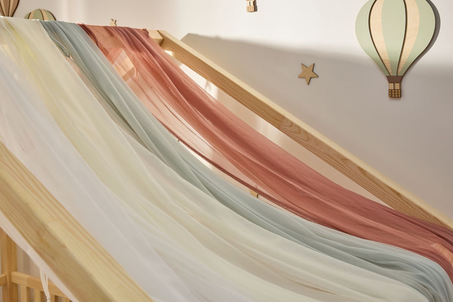 Tela Cama Casita - Cappuccino en Tul - Modelo DK