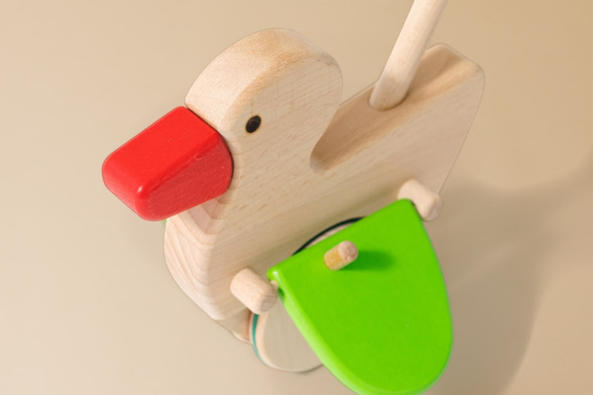 Jouet en bois - Push Toy Canard