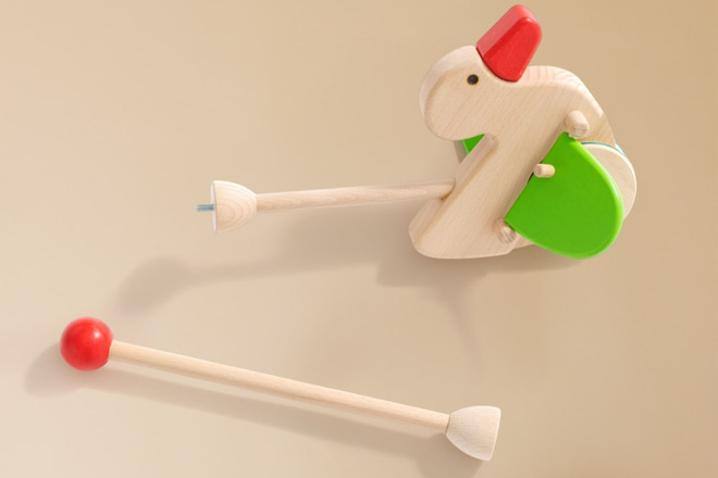 Dřevěná hračka – Tahací hračka Kachna