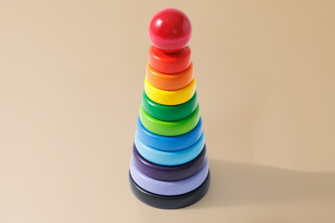 Piramide Arcobaleno 10