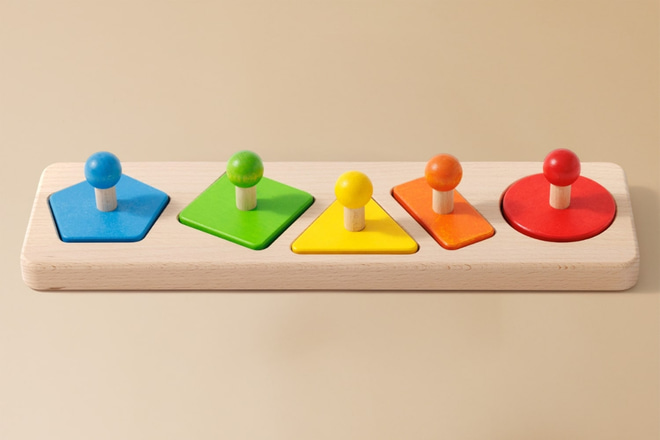 Puzzle di Forme multicolori