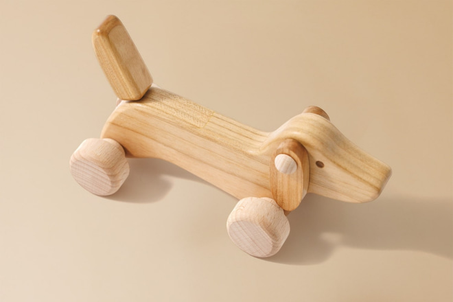 Dackel Holzspielzeug