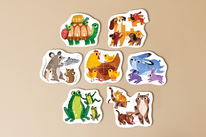 Mes Premiers Puzzles Bébé Animaux 2+