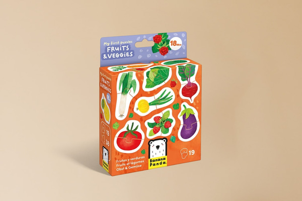 Moje první puzzle Ovoce & zelenina 18m+