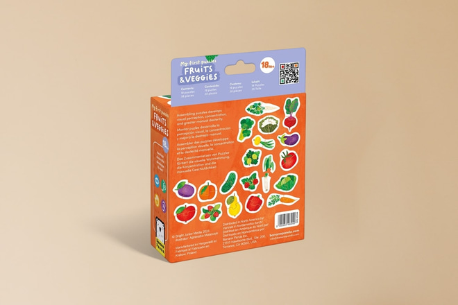 Meine Ersten Puzzles Früchte & Gemüse 18m+