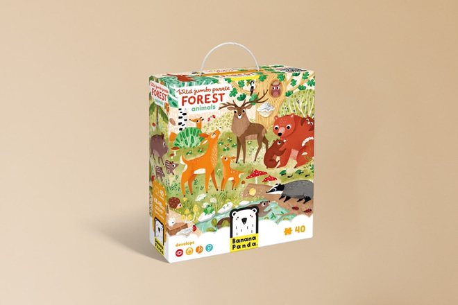 Puzzle Animaux de la Forêt 3+
