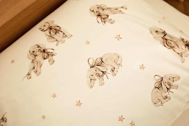 Juego de ropa de cama Ratones del espacio 140x200