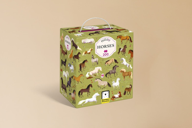 Puzzlove Horses Puzzle 7+