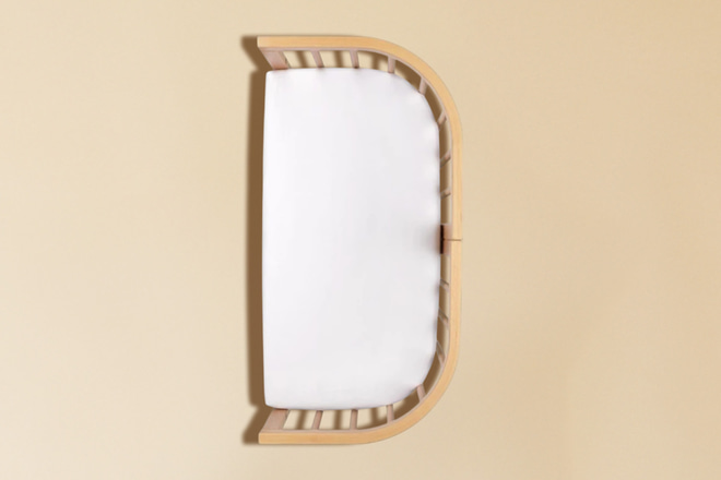 Fitted Sheet for Rectangular Evolving Cradle Bedside Crib