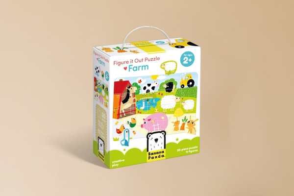 Puzzle Poznáváme farmu 2+
