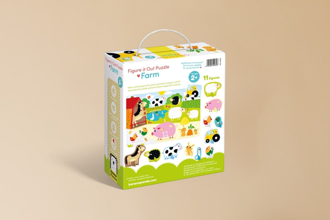 Puzzle Poznáváme farmu 2+