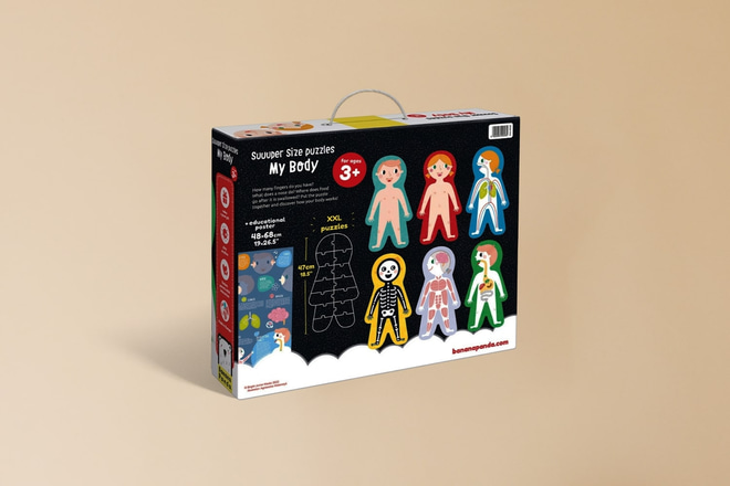 Obří puzzle Moje tělo +3