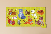 Puzzle Miluju kočky 3+