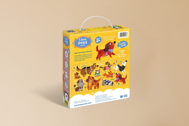 Puzzle J'adore Les Chiens 3+