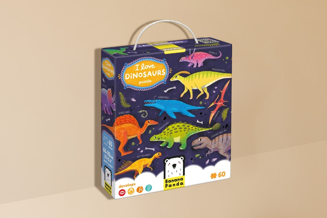 Puzzle Miluju dinosaury 4+