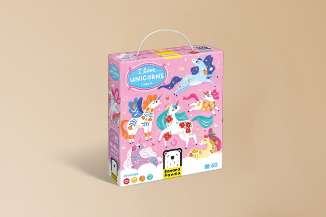 Puzzle Miluji Jednorožce 4+