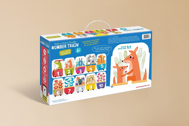 Puzzle Make-a-Match Vlak 3+
