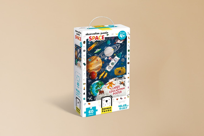 Beobachtung Puzzle Weltraum 4+