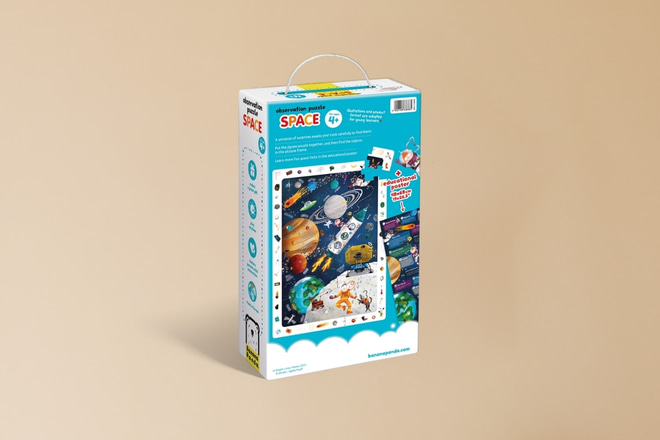 Beobachtung Puzzle Weltraum 4+