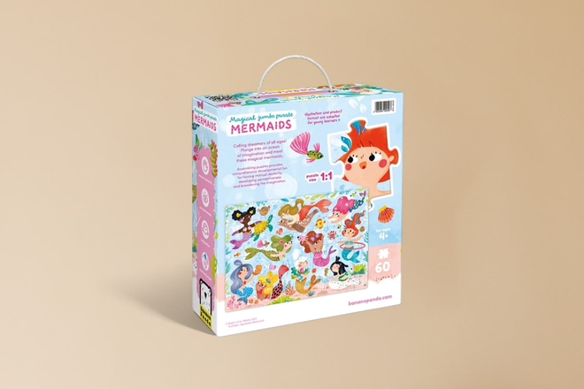 Puzzle Mořské Panny 4+
