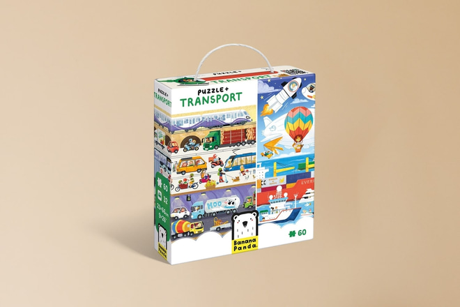 Puzzle Transporte 4+
