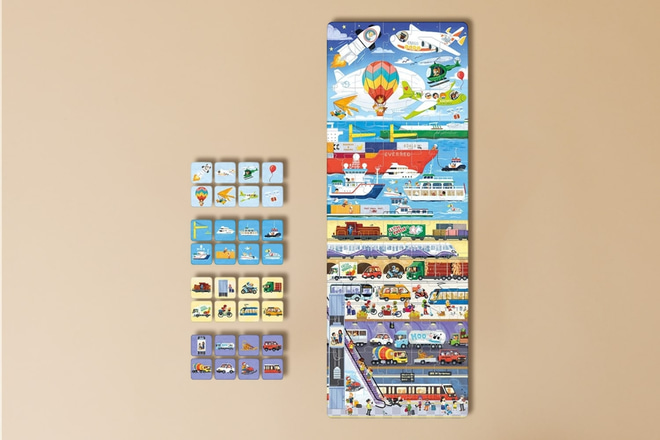 Puzzle Transporte 4+