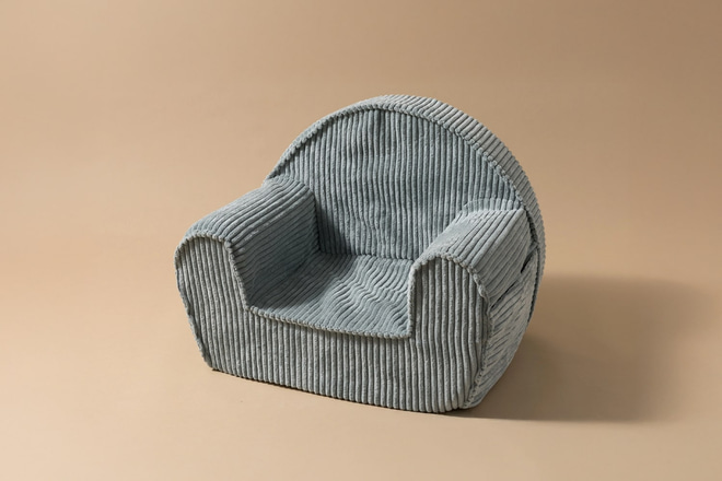 Sessel aus Kord - Mint Grün