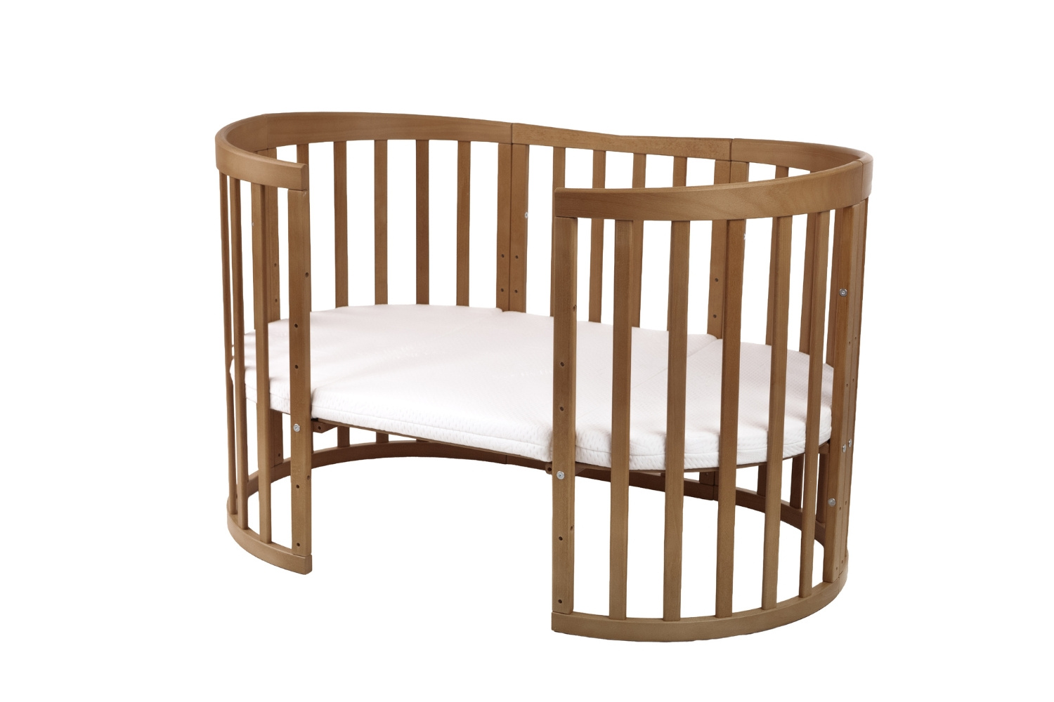 - Berceau Évolutif Ovale 7 en 1 avec Matelas - Vintage - Vintage (Mon Lit Cabane) - Image 9
