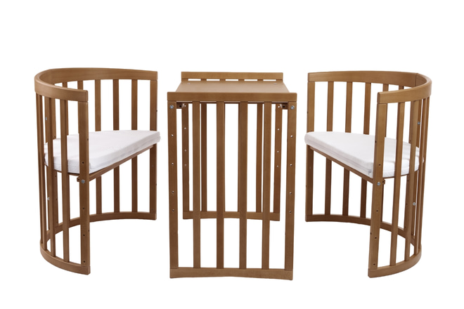 Culla Evolutiva Ovale 7 in 1 con materasso - Vintage