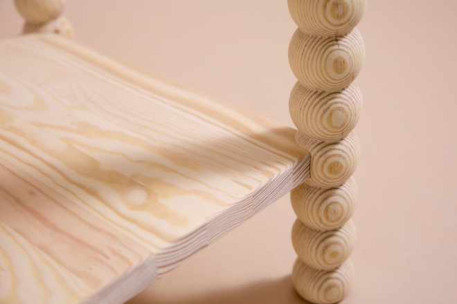 Comodino - Perlato Legno