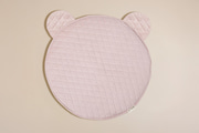 Velvet Bear Mat - Pink