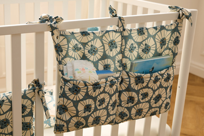 Pochette de Rangement Denim Lion