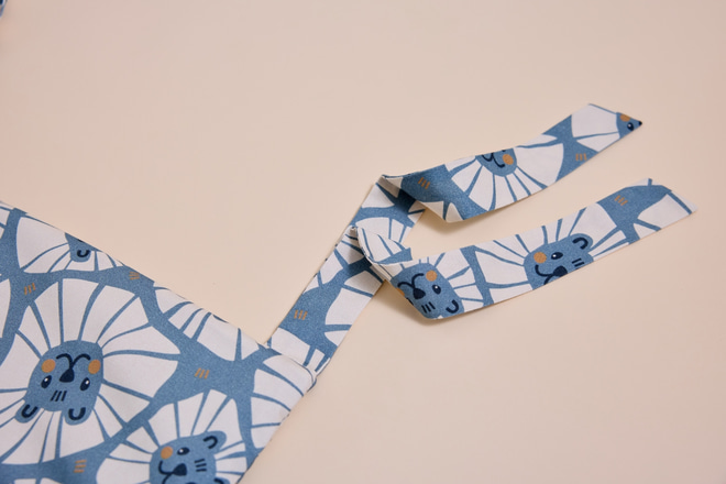 Pochette de Rangement Denim Lion