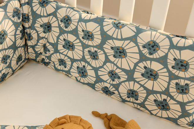 Paraurti da Letto - Denim Leone